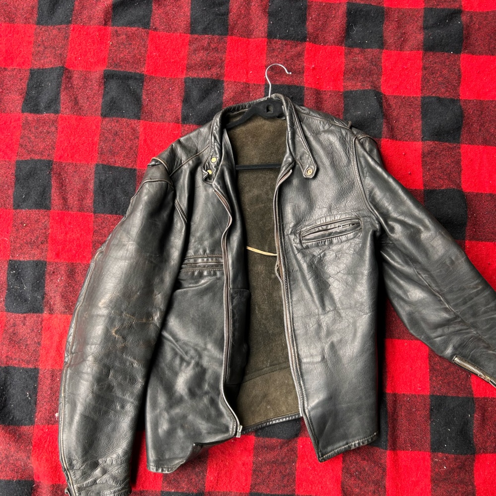 Real men’s leather jacket